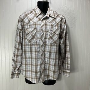 VINTAGE WRANGLER Pearl Snap Western Shirt